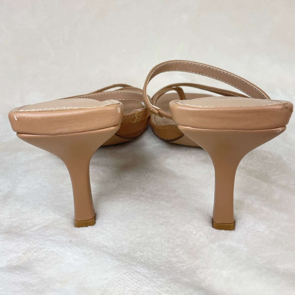 BCBGENERATION Women's Mosina Strappy‎ Sandal TAN LEATHER 7.5M (G 773) - Picture 3 of 11